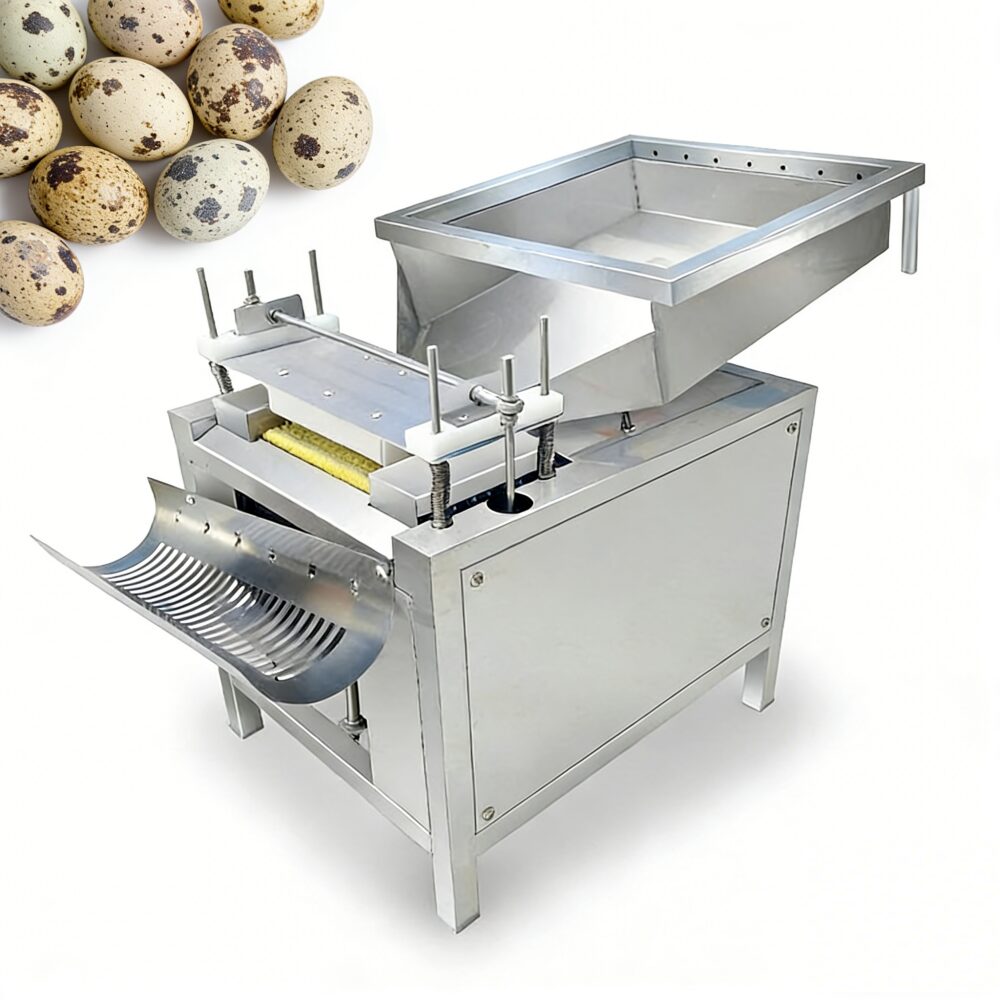 lột vỏ trứng cút